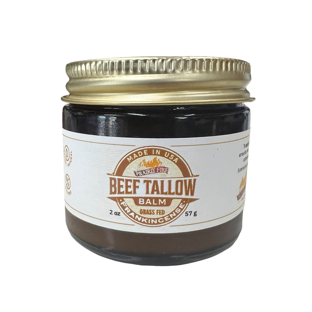 Grass-Fed Beef Tallow Balm 2oz - Organic Kansas Farm-Made Moisturizer