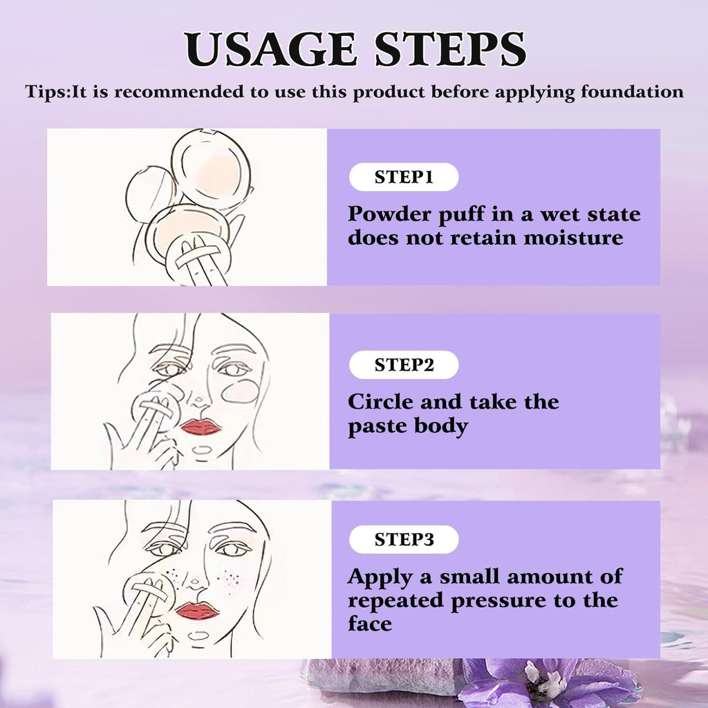 Lavender Oil-Control Primer & Setting Powder – Gel-Like Blurring Matte Finish