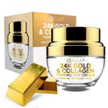 24K Gold & Collagen Daily Face Moisturizer – Korean Anti-Aging Day Cream 1.69 oz
