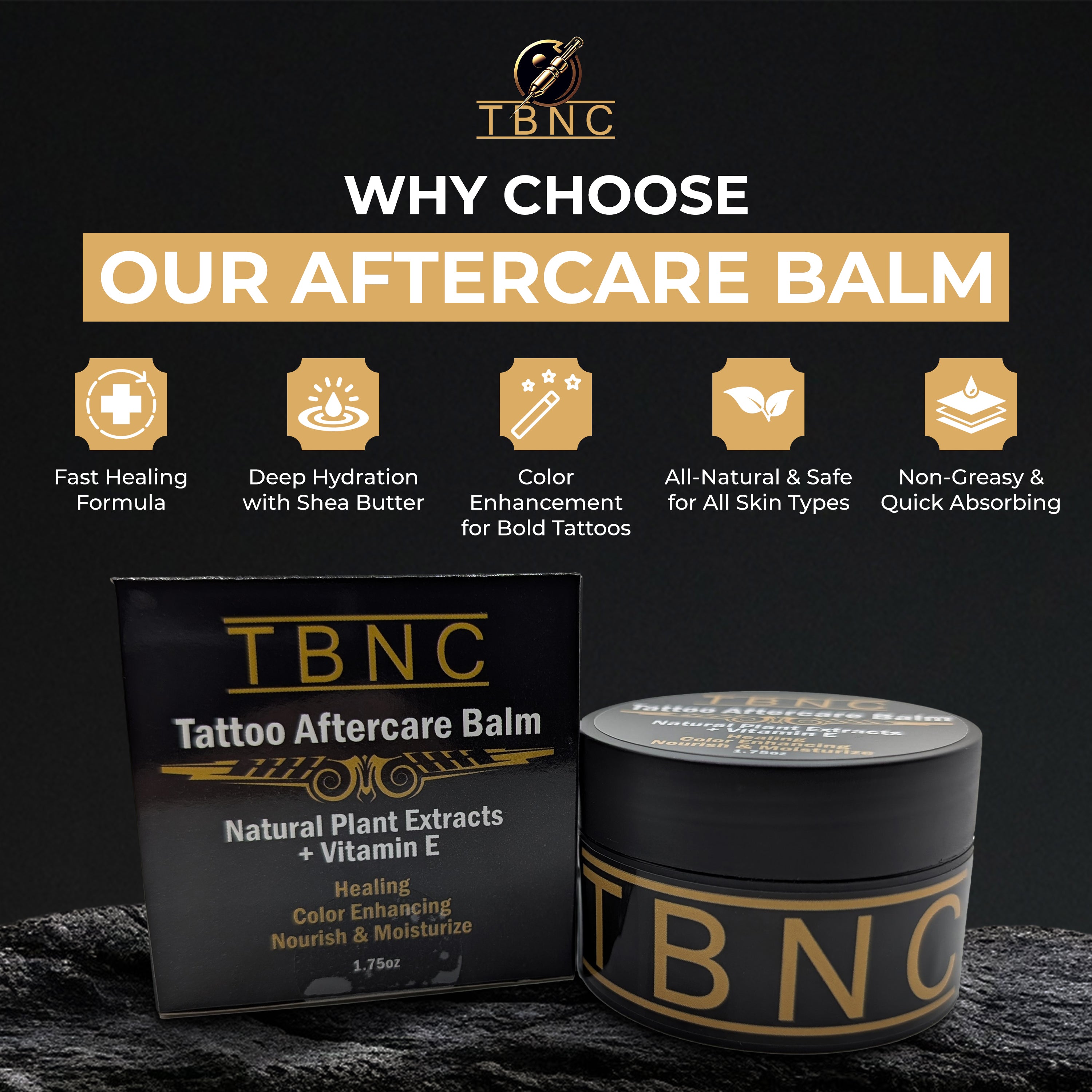 Tattoo Aftercare Balm – Natural Healing Balm