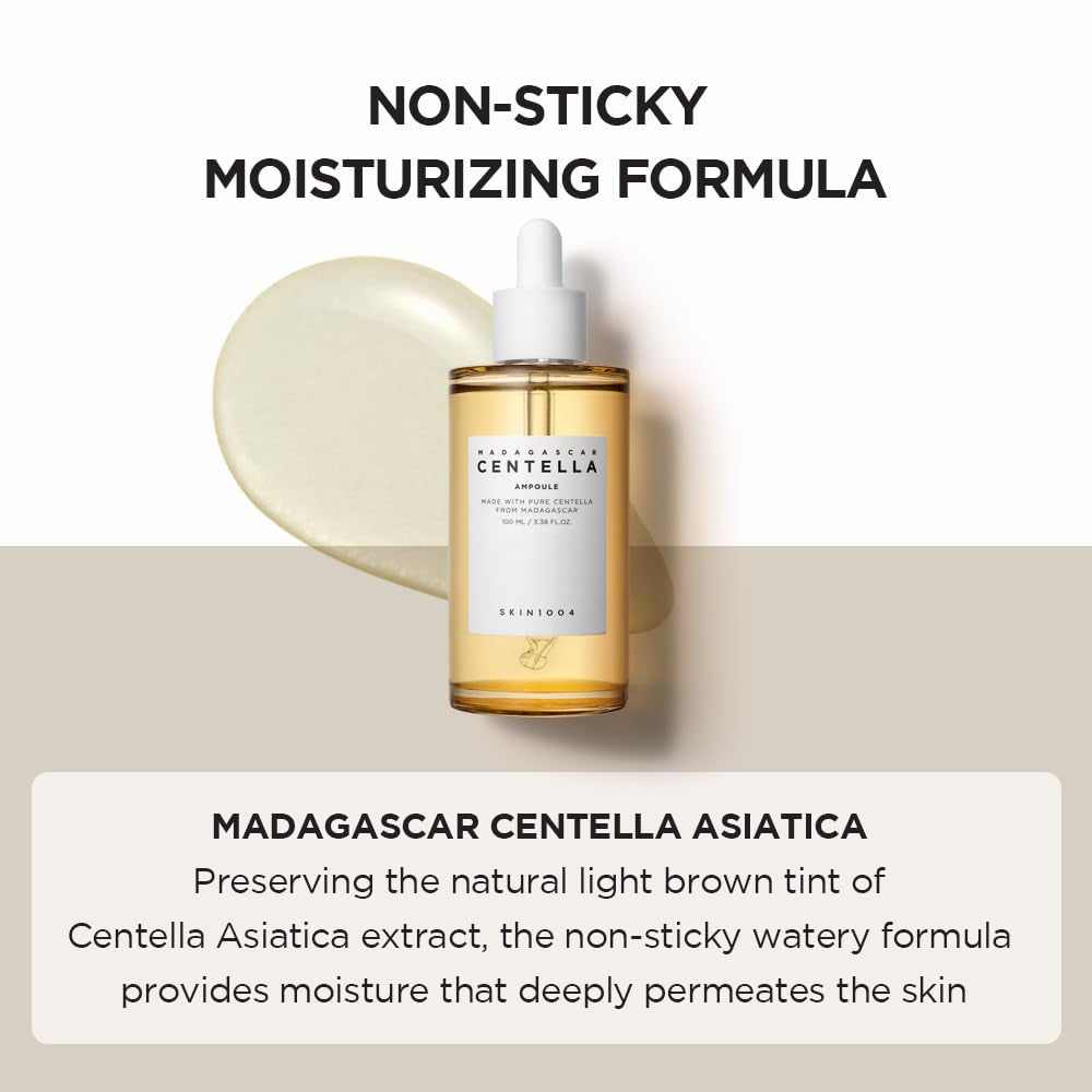 Madagascar Centella Asiatica Ampoule Serum – Soothing & Acne-Prone Skin 1.85 oz