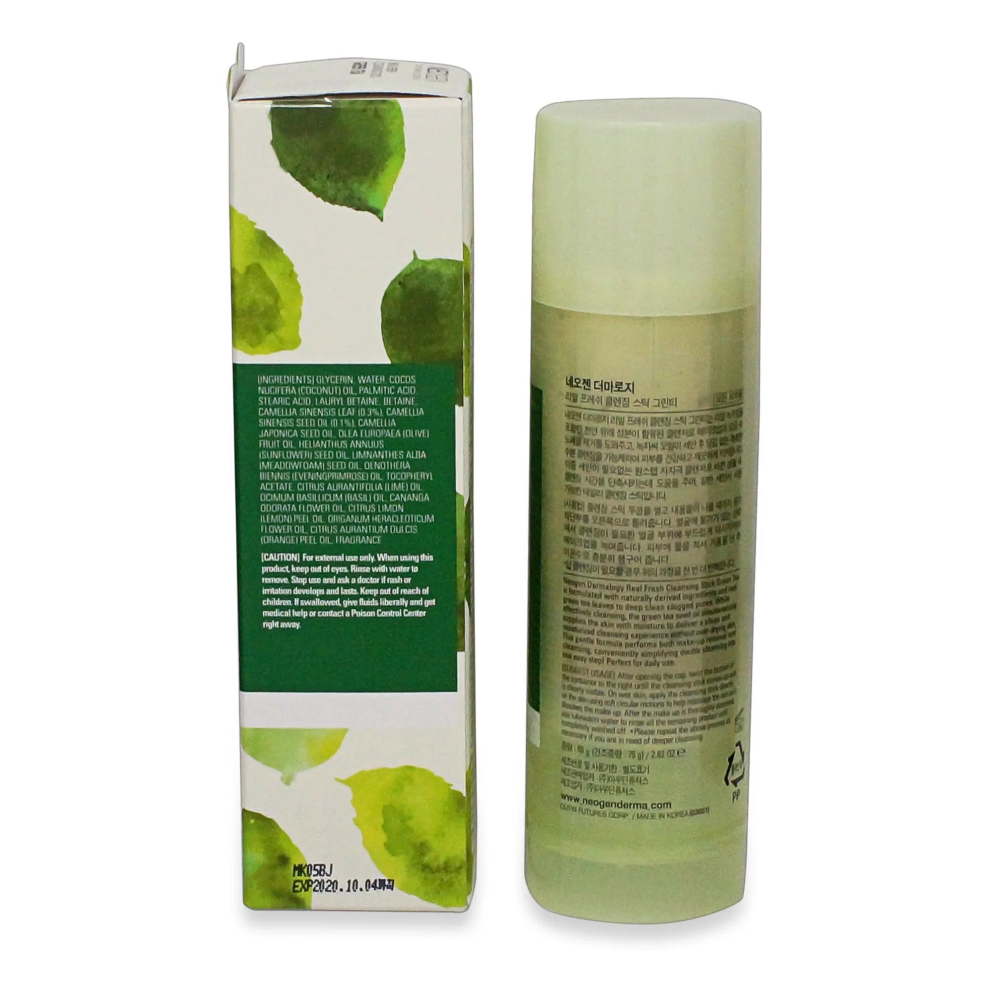 Real Fresh Green Tea Cleansing Stick – Korean Solid Cleanser for Daily Use