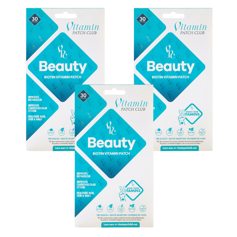 Beauty Patch – Biotin, Marine Collagen & Keratin Skin & Hair Patch