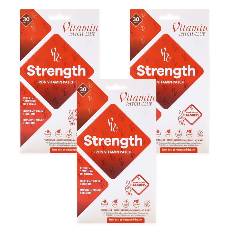 Strength Patch – Iron, Amino Acids & CoQ10 for Energy & Muscle Recovery