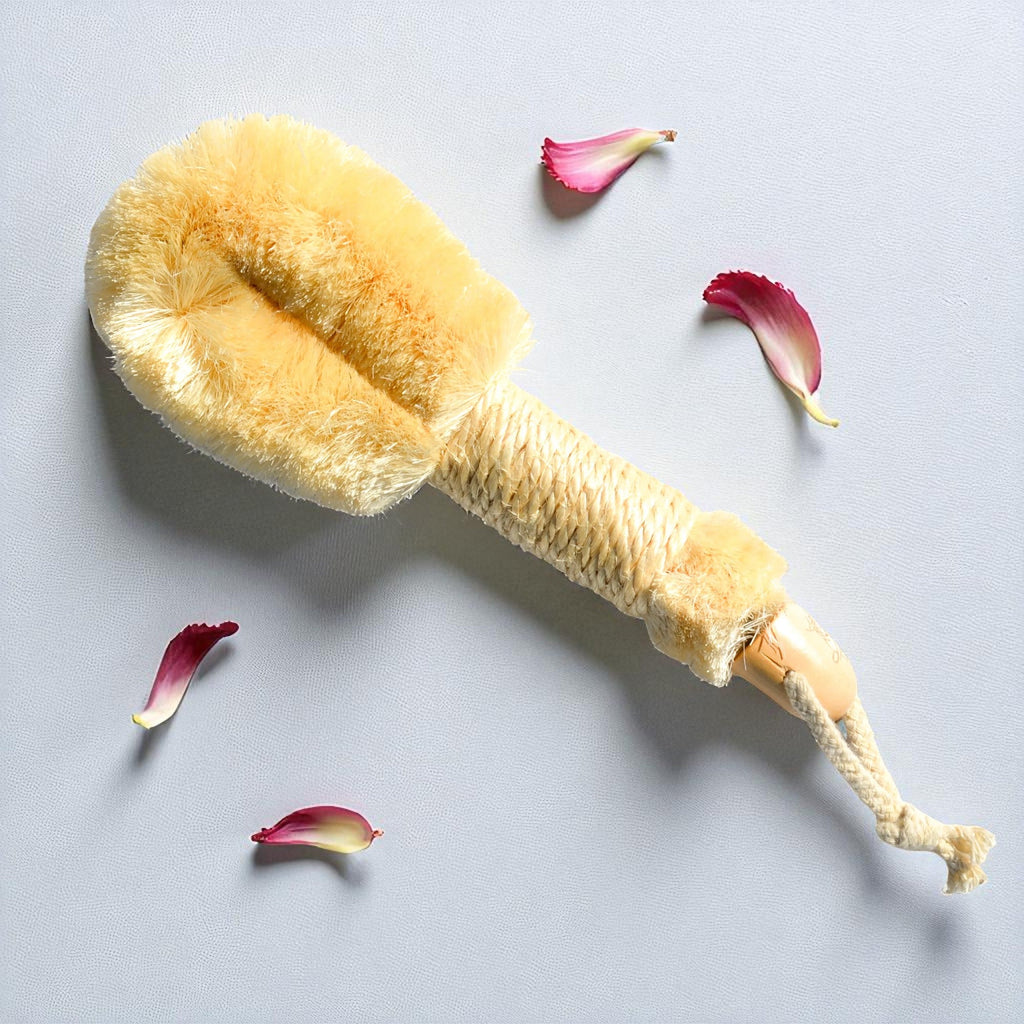 Sisal Exfoliating Dry Brush – Natural Body Dry Brushing Tool