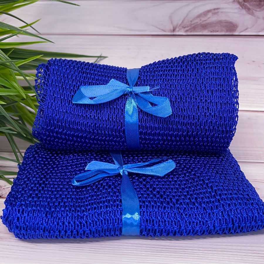 Exfoliating African Bath Net Sponge – Traditional Nylon, 27 Inches