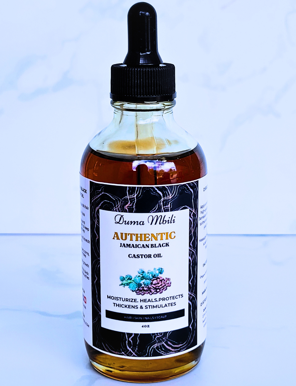Unrefined Jamaican Black Castor Oil – Organic, for Hair & Skin