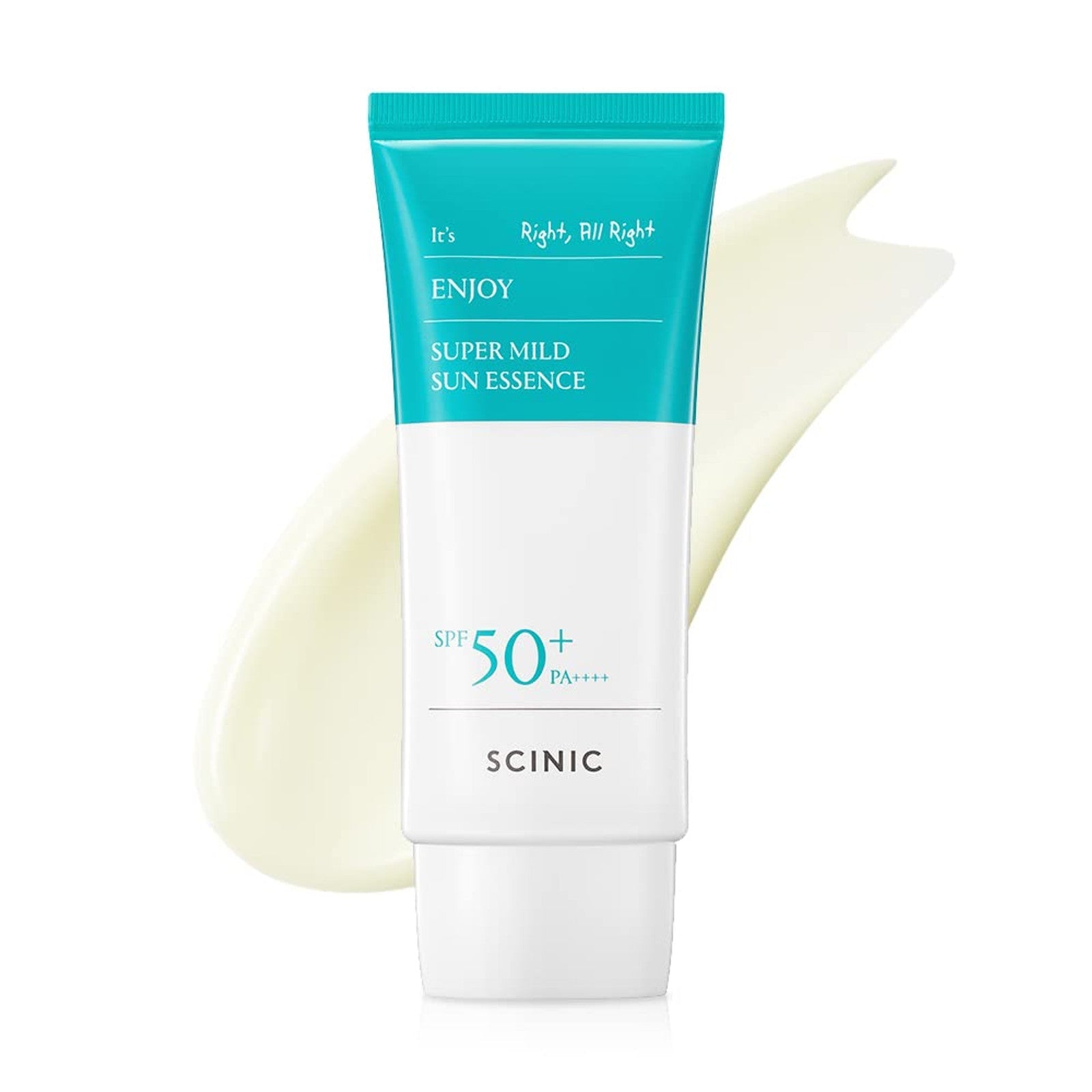 SCINIC Enjoy Super Mild Sun Essence SPF 50+ PA++++ – Gentle Korean Sunscreen for Sensitive Skin