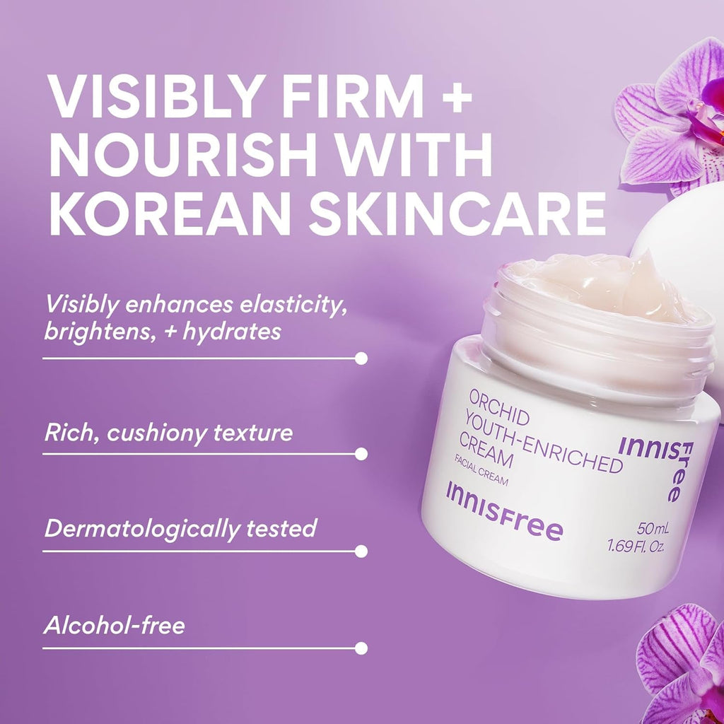 Orchid Youth-Enriched Cream – Korean Firming & Hydrating Face Cream