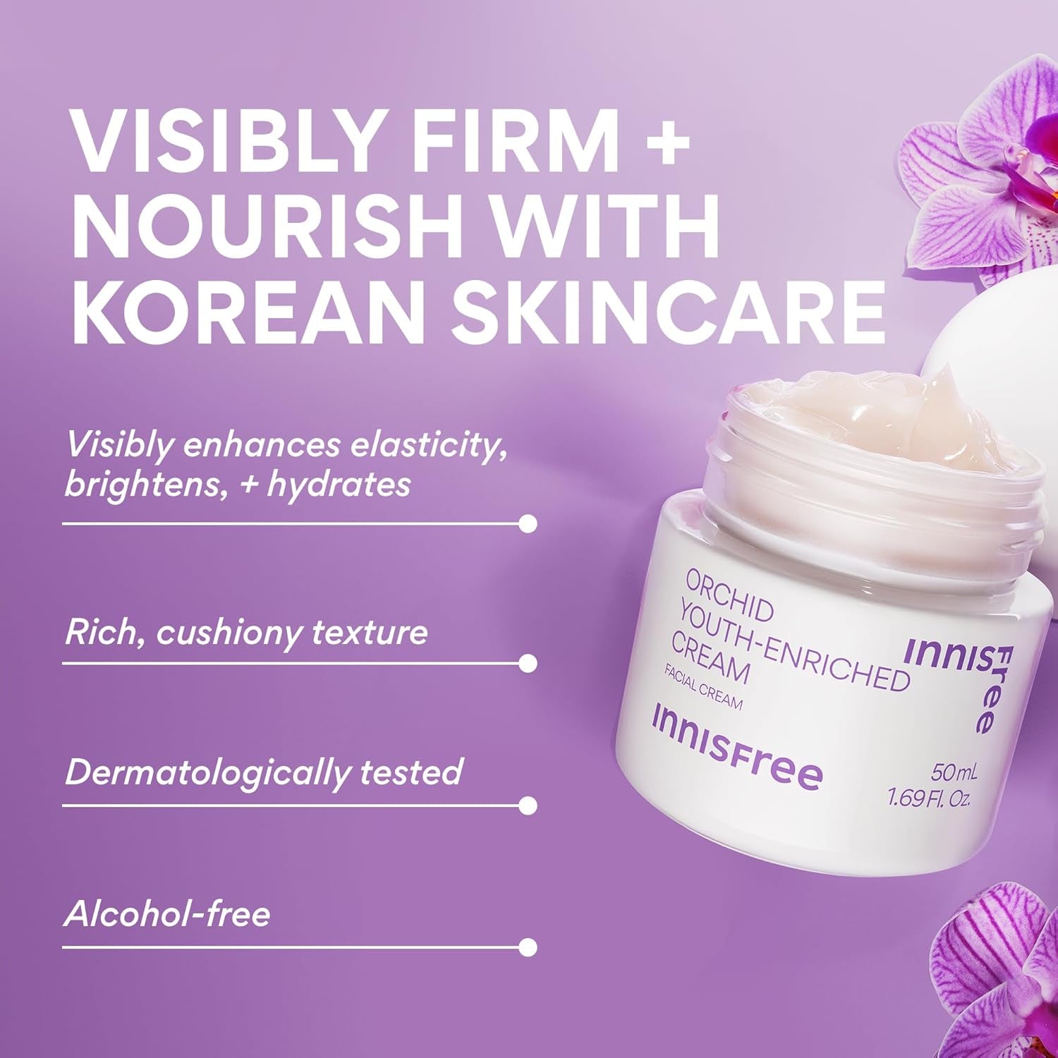 Orchid Youth-Enriched Cream – Korean Firming & Hydrating Face Cream
