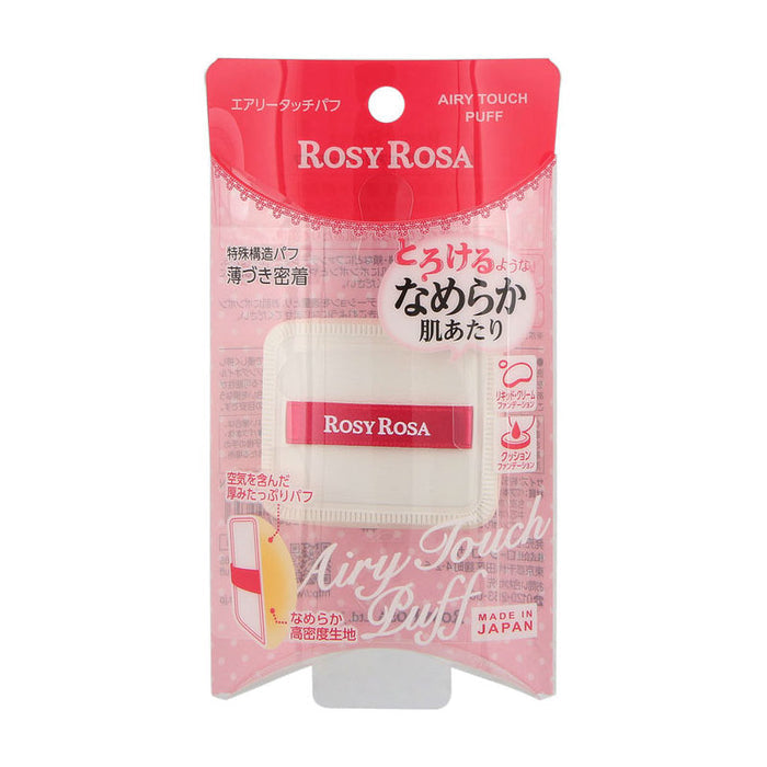 Rosy Rosa Airy Touch Puff – Ultra-Soft Japanese Makeup Sponge for Flawless Blending