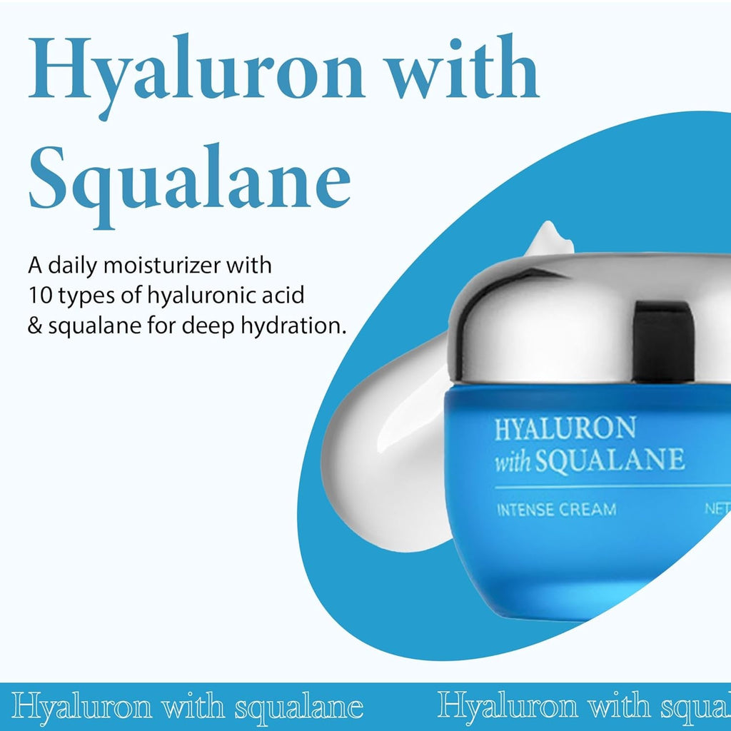SKIN627 Daily Face Moisturizer – Hyaluronic Acid & Squalane Korean Cream 1.76 oz