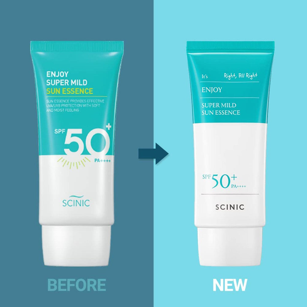 SCINIC Enjoy Super Mild Sun Essence SPF 50+ PA++++ – Gentle Korean Sunscreen for Sensitive Skin