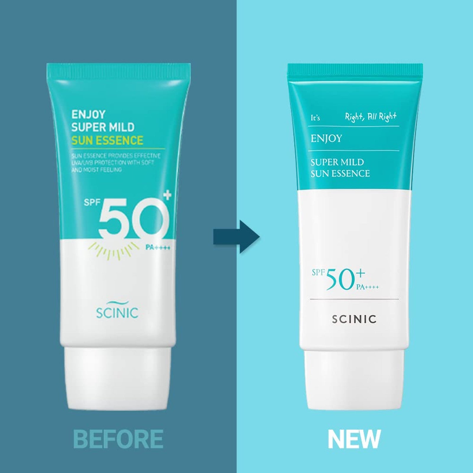 SCINIC Enjoy Super Mild Sun Essence SPF 50+ PA++++ – Gentle Korean Sunscreen for Sensitive Skin