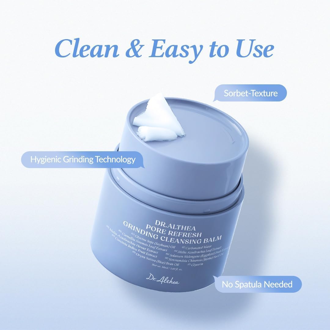 Dr. Althea Pore Refresh Grinding Cleansing Balm – Deep Pore Cleansing Korean Balm
