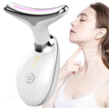 7-Color LED Neck Tightening & Facial Lifting Device – 3-in-1 Anti-Aging Skin Care Tool