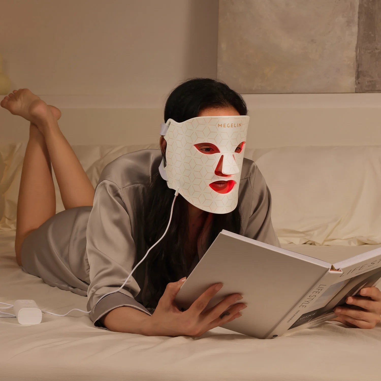 LED Red Light Therapy Face Mask – Anti-Aging & Skin Rejuvenation Device