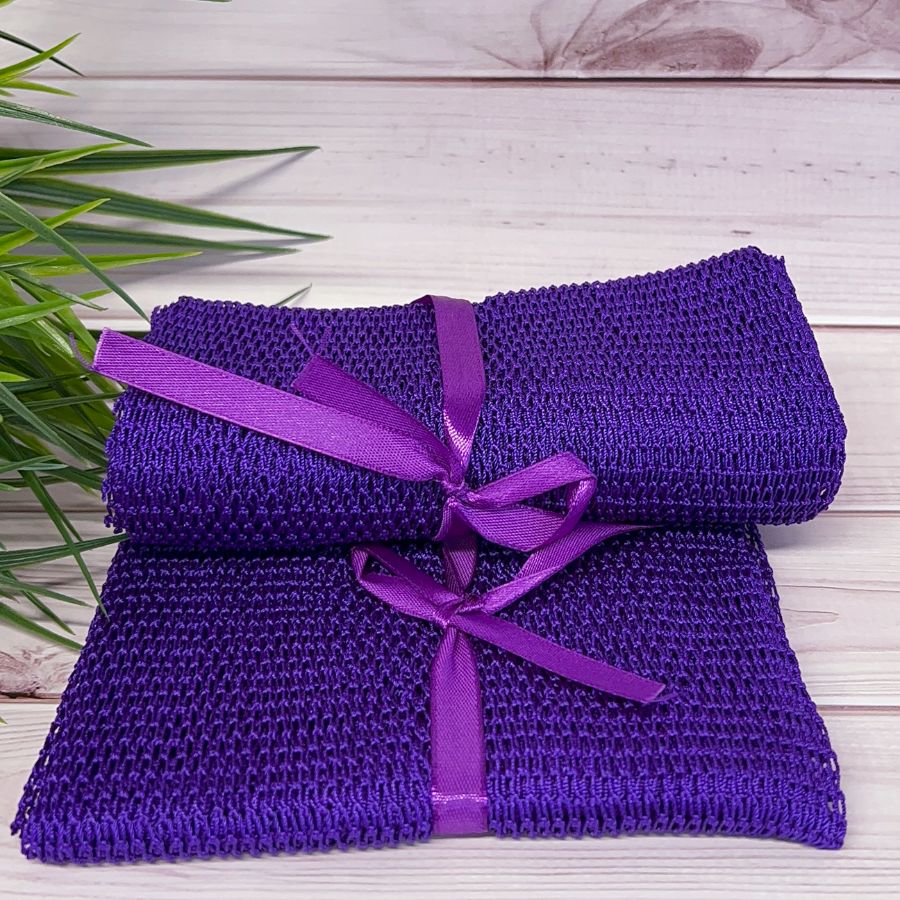 Exfoliating African Bath Net Sponge – Traditional Nylon, 27 Inches