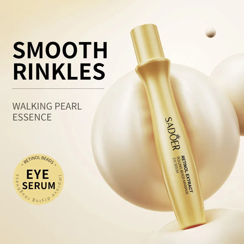 Snail Face Cream & Retinol Eye Roller Serum – Korean Anti-Aging Duo 2-Piece Set