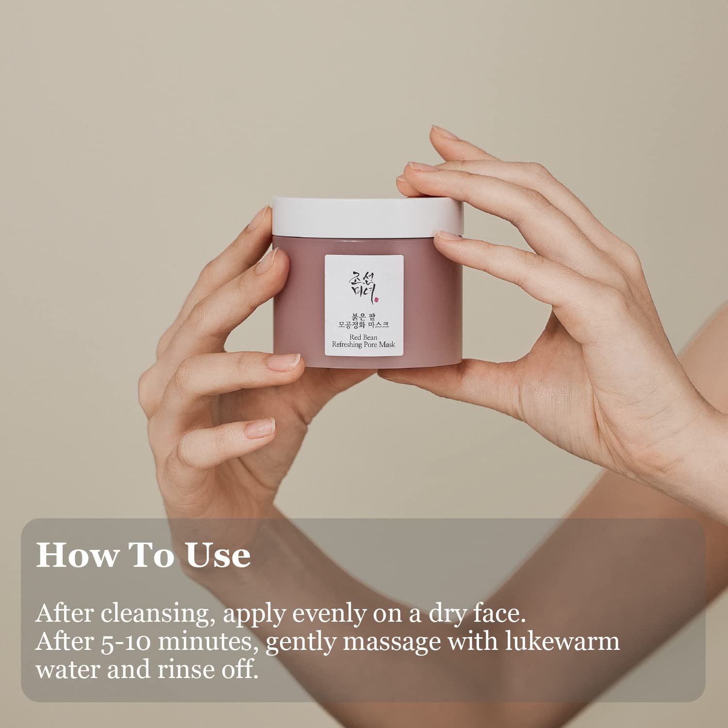 Beauty of Joseon Red Bean Refreshing Pore Mask – Deep Cleansing K-Beauty Clay Mask
