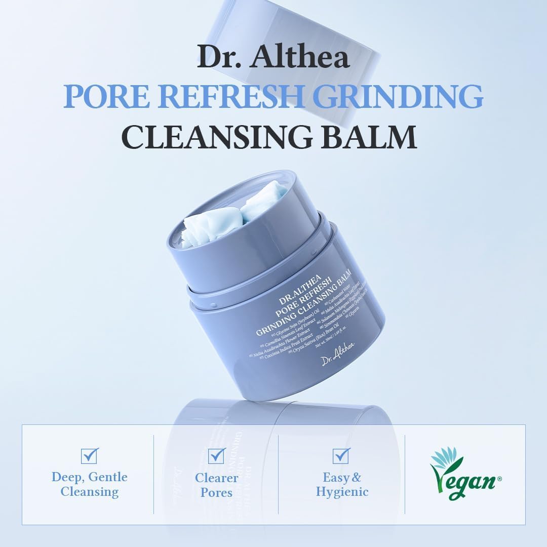 Dr. Althea Pore Refresh Grinding Cleansing Balm – Deep Pore Cleansing Korean Balm