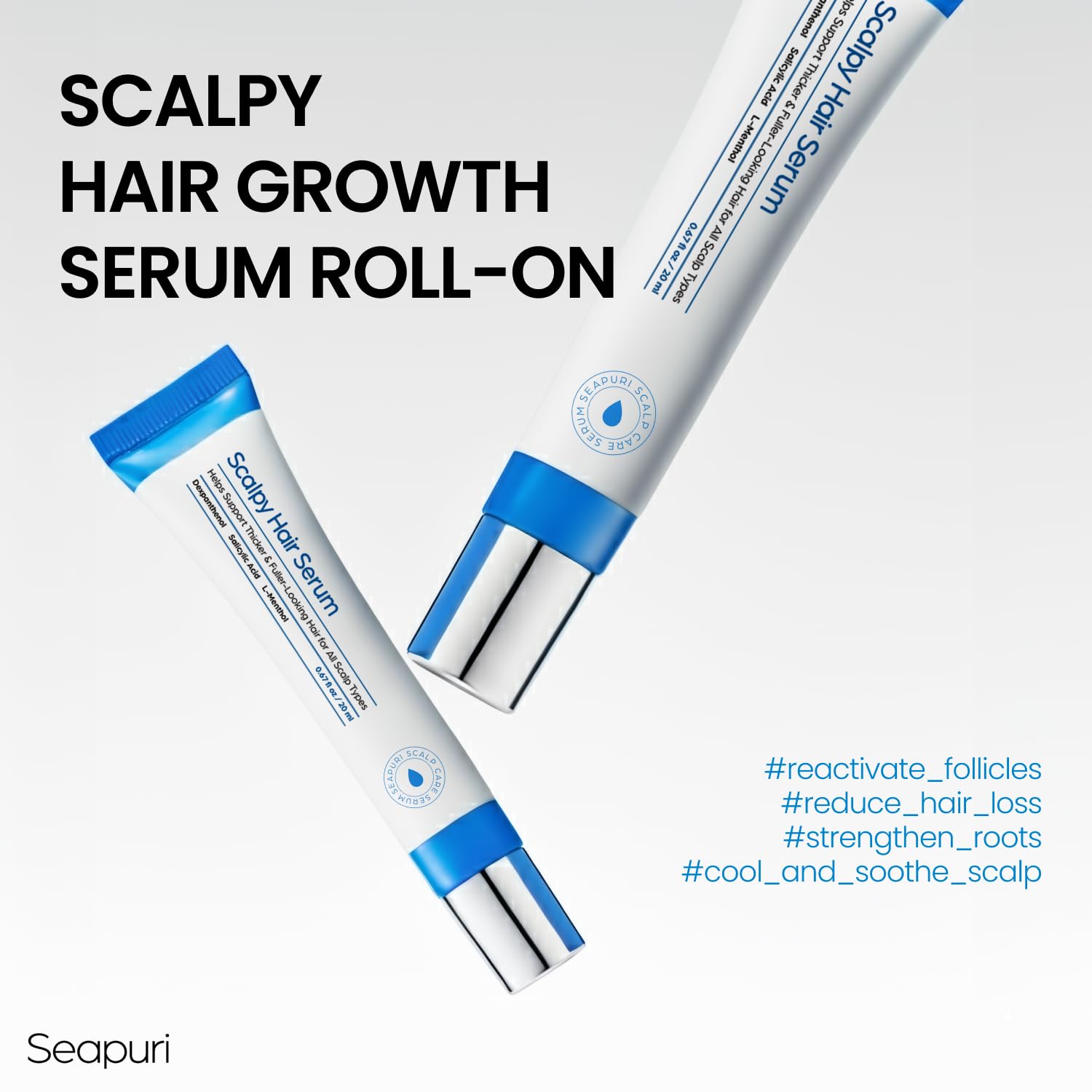 Seapuri Scalpy Hair Serum – Scalp-Nourishing Korean Hair Growth Serum