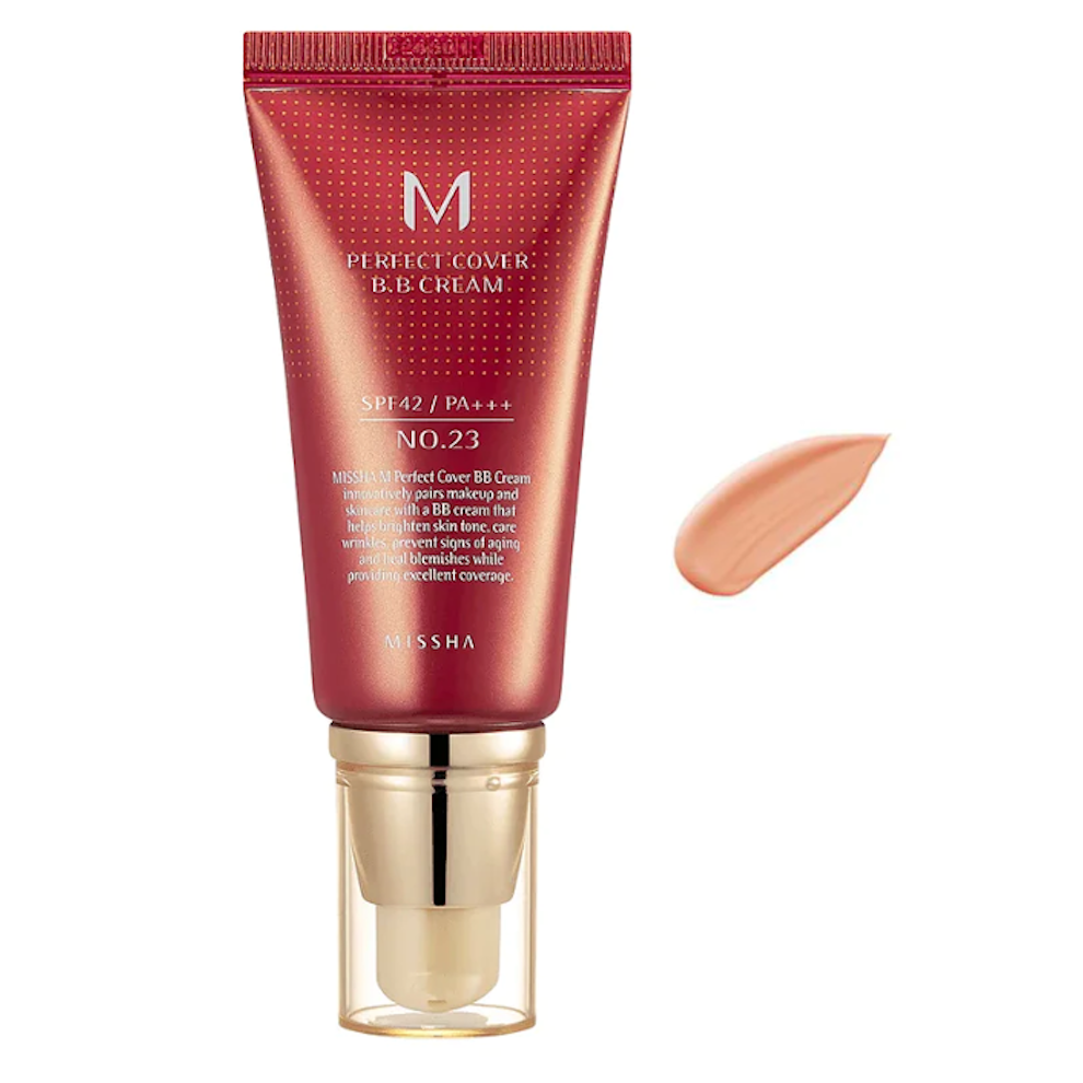 Missha M Perfect Cover BB Cream #23 Natural Beige – Full Coverage Korean BB Cream