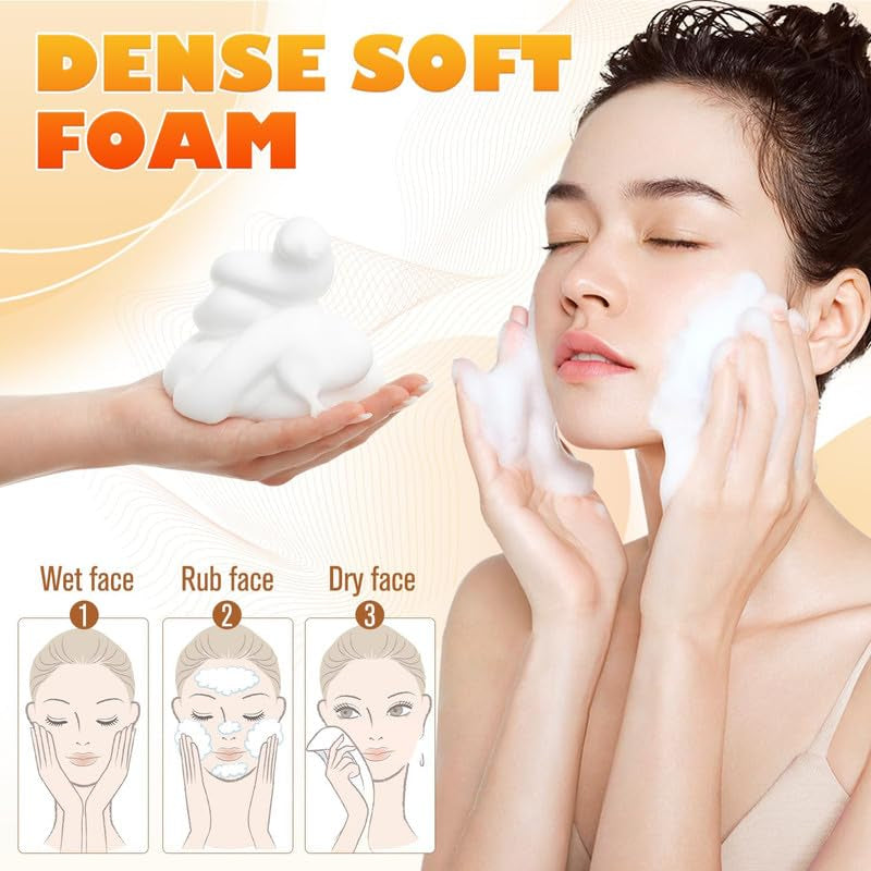 Turmeric Foaming Facial Cleanser – Deep Cleansing Face Wash for All Skin Types