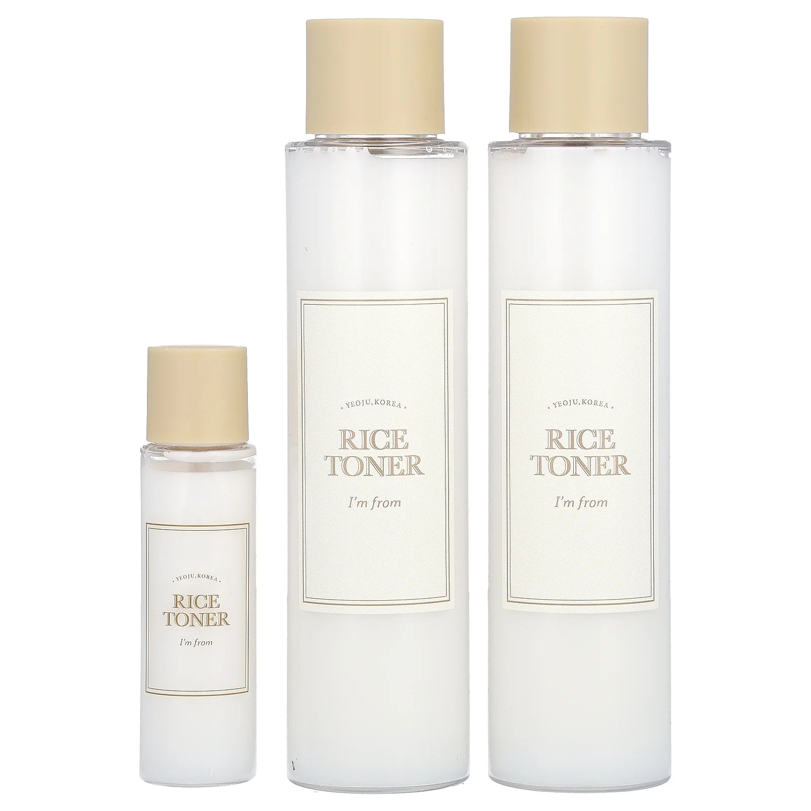 Rice Toner Special Set – Korean Brightening Toner 3-Piece Collection