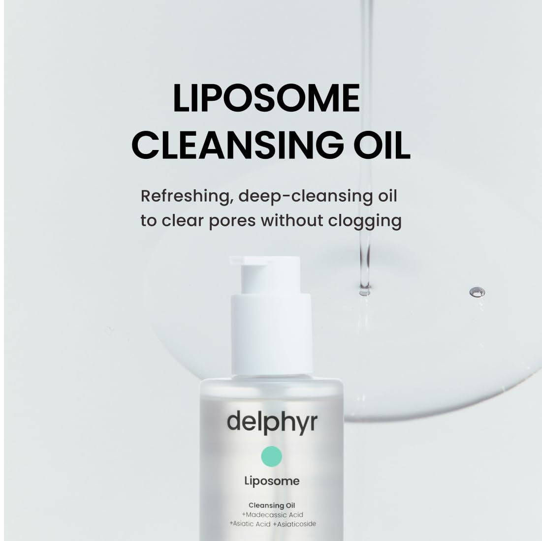 Liposome Daily Cleansing Oil – Centella Asiatica Gentle Makeup Remover 6.76 oz