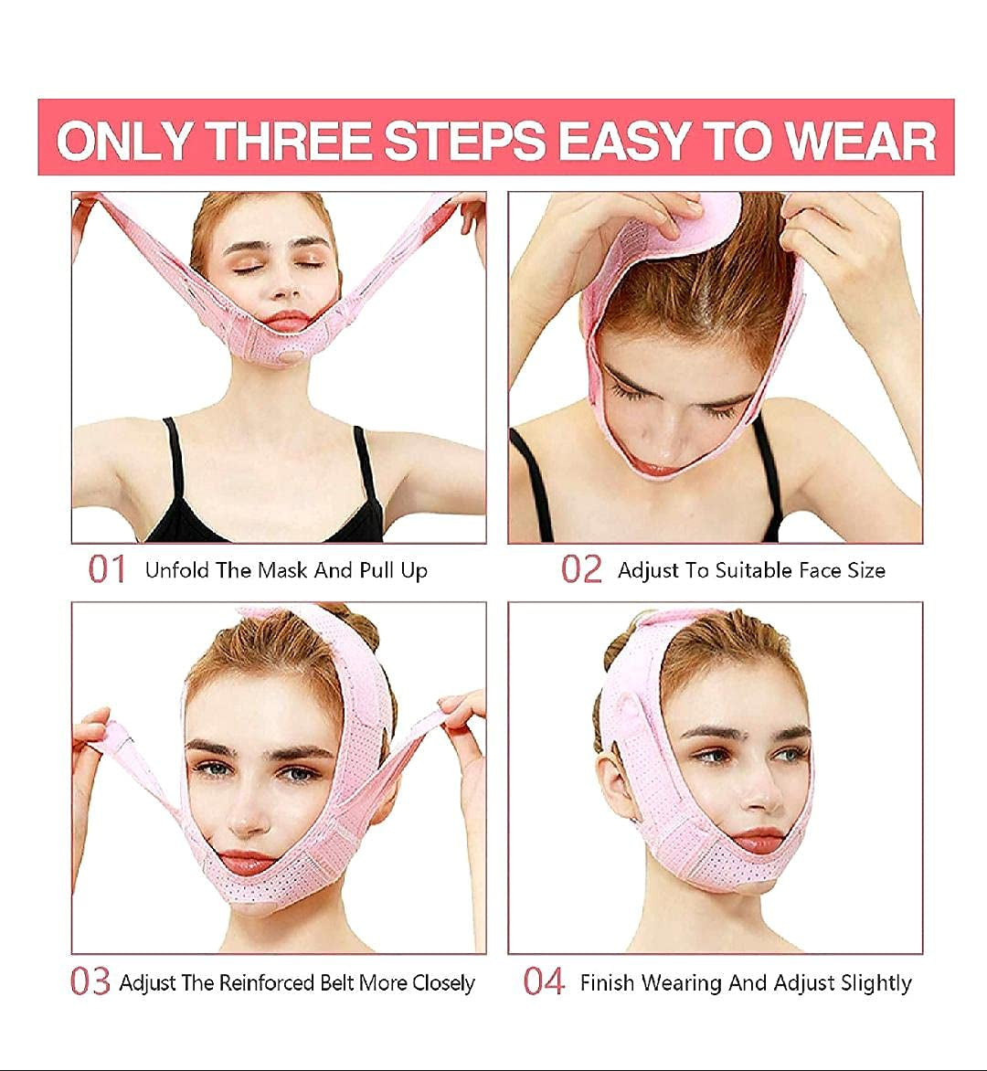 V-Line Face Slimming Band – Jawline Contouring & Double Chin Reducer Strap
