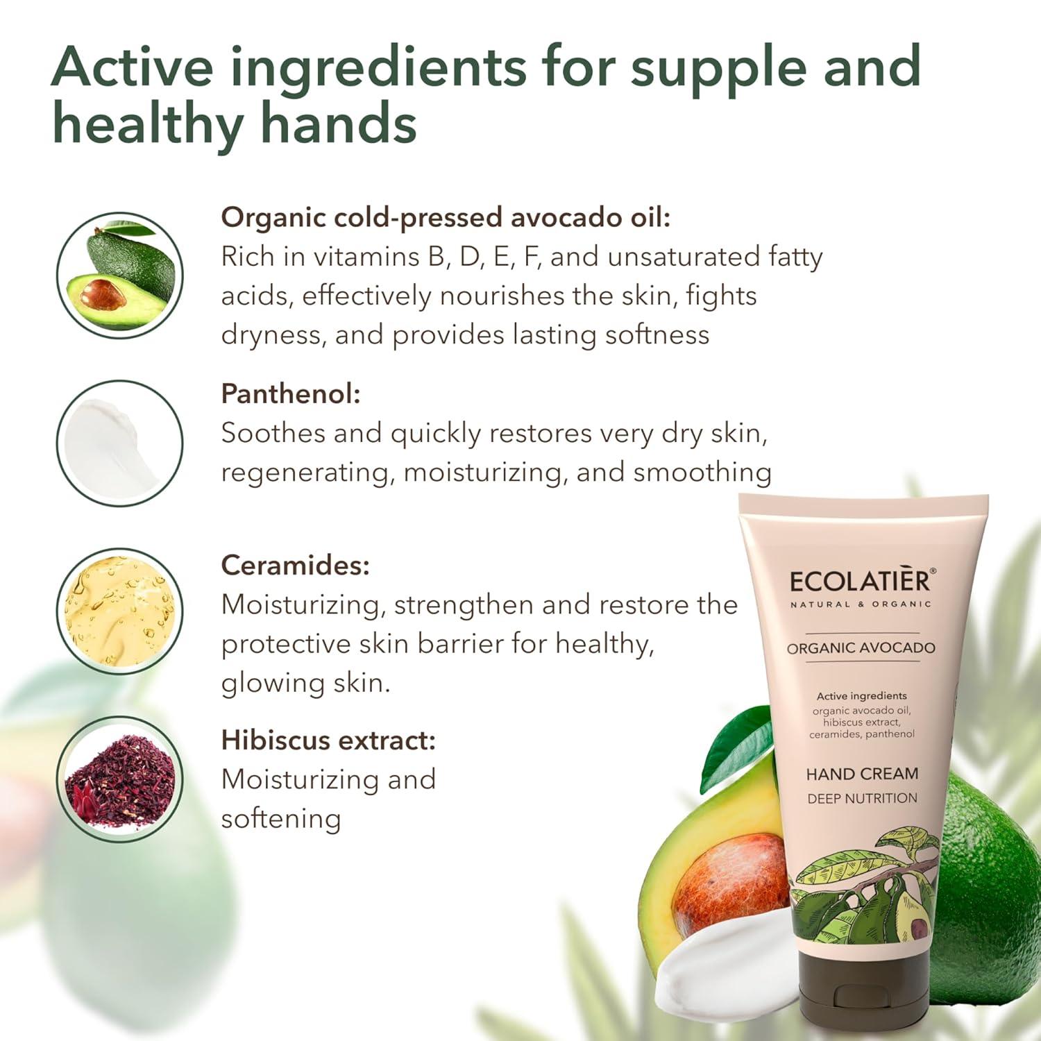 Deep Nutrition Hand Cream with Organic Avocado