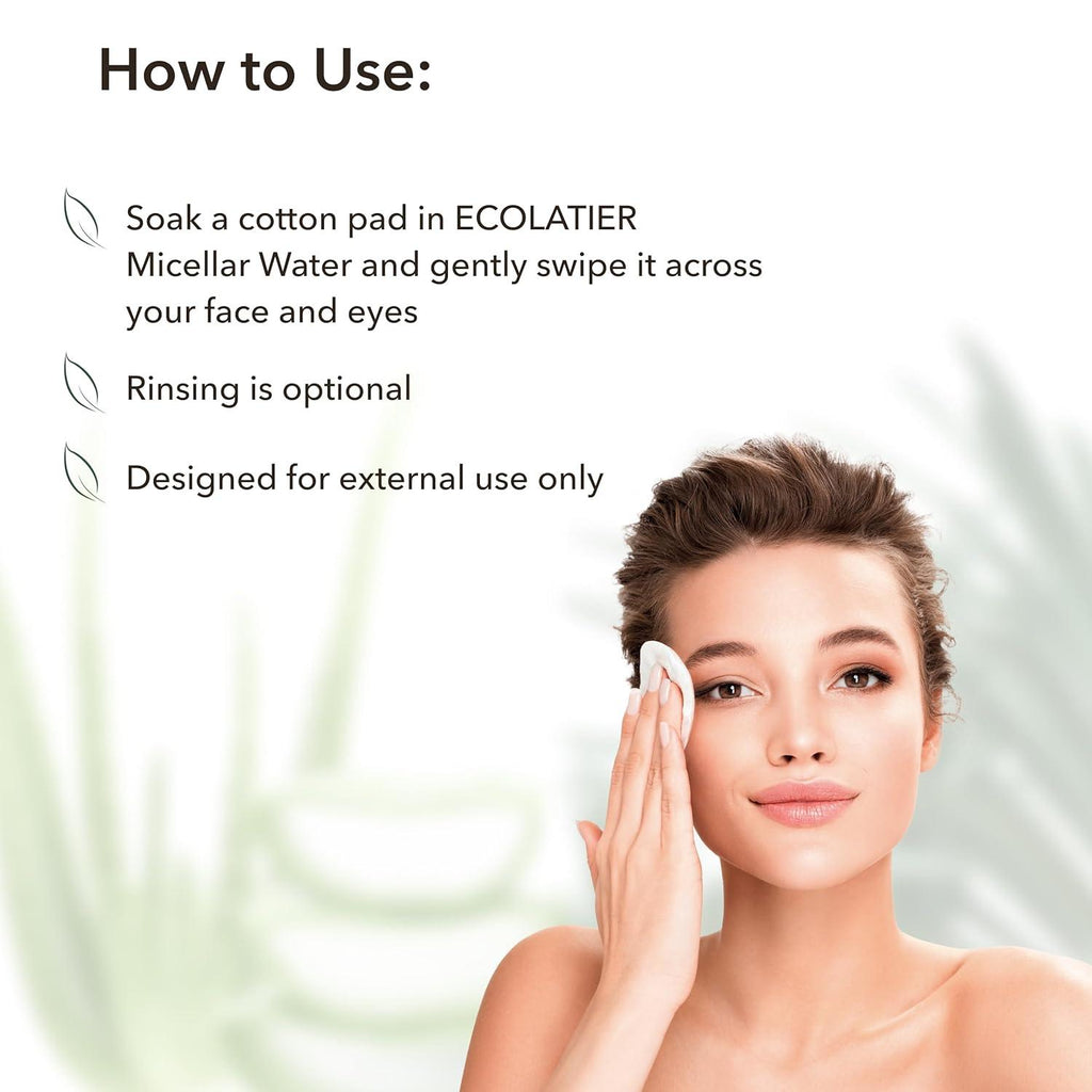 Cleansing & Moisturizing Micellar Water with Organic Aloe Vera