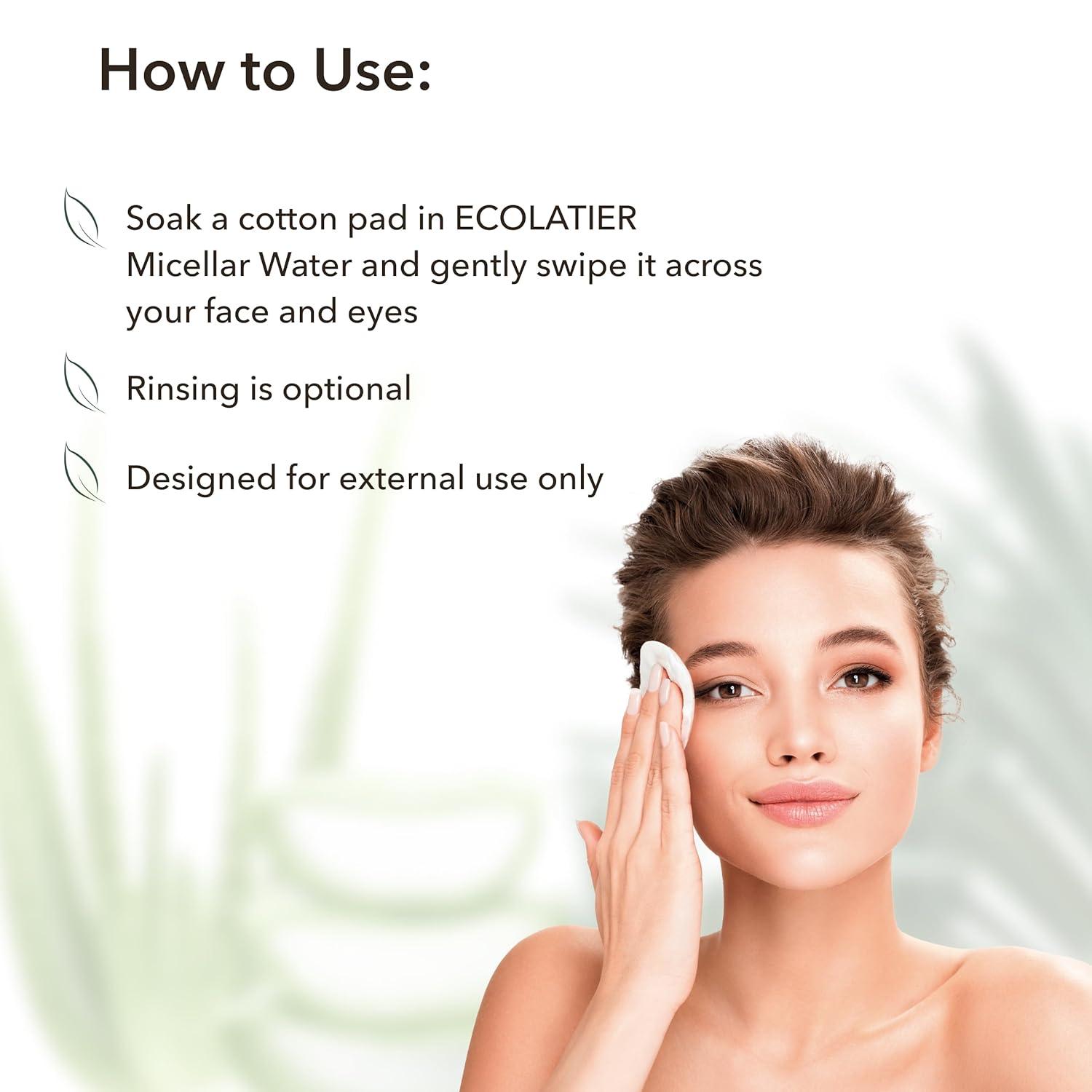 Cleansing & Moisturizing Micellar Water with Organic Aloe Vera