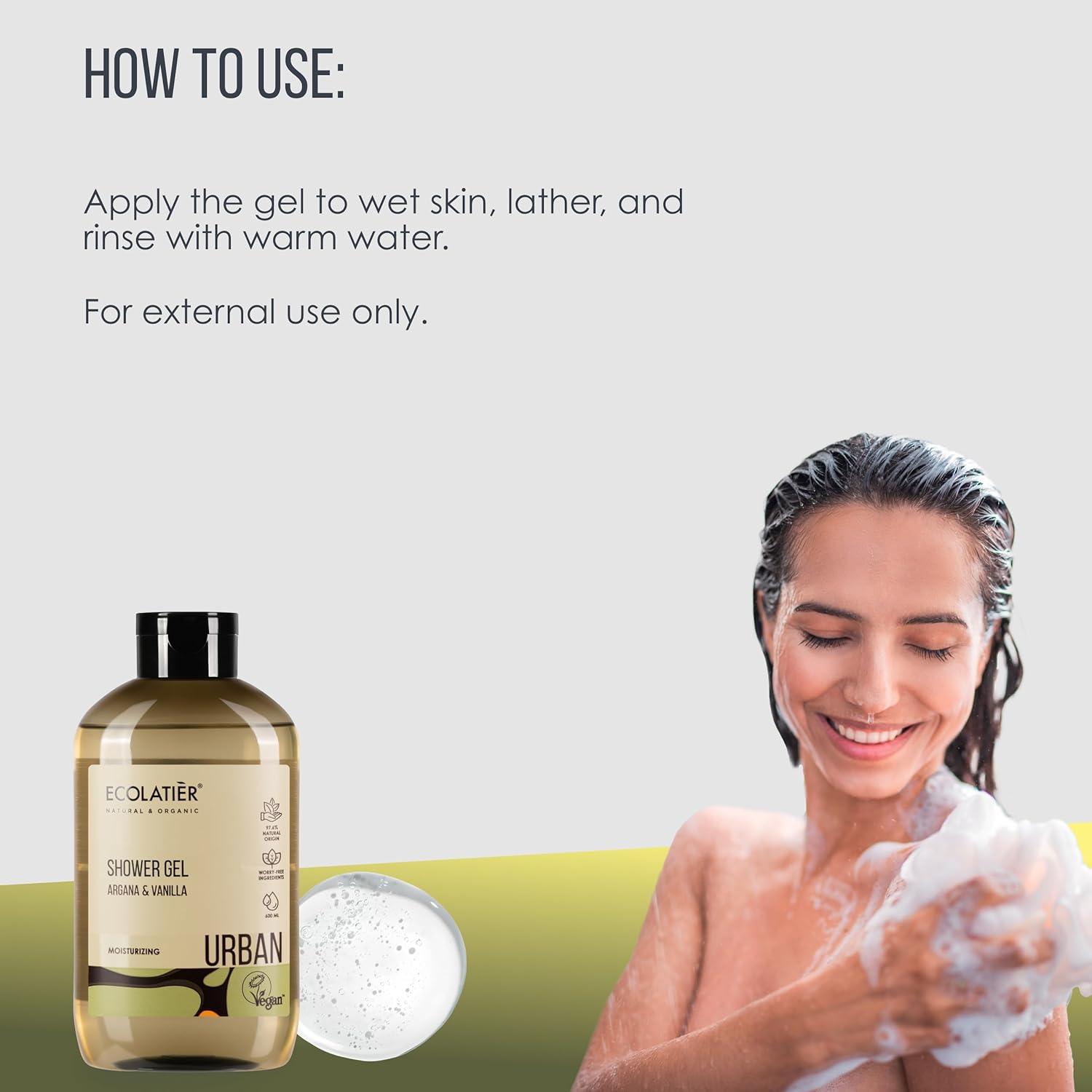 Organic Mimi Shower Gel – Argan & Vanilla