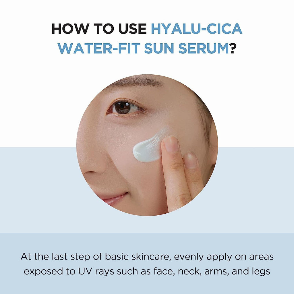 SKIN1004 Madagascar Centella Hyalu-Cica Water-Fit Sun Serum SPF50+ PA++++ – Hydrating & Calming Korean Sunscreen
