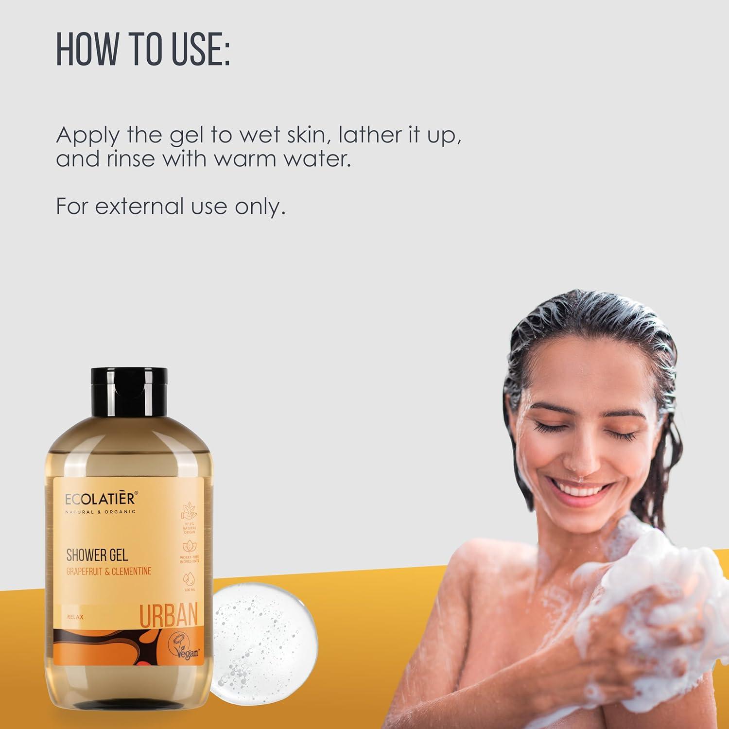 Organic Mimi Shower Gel – Grapefruit & Clementine