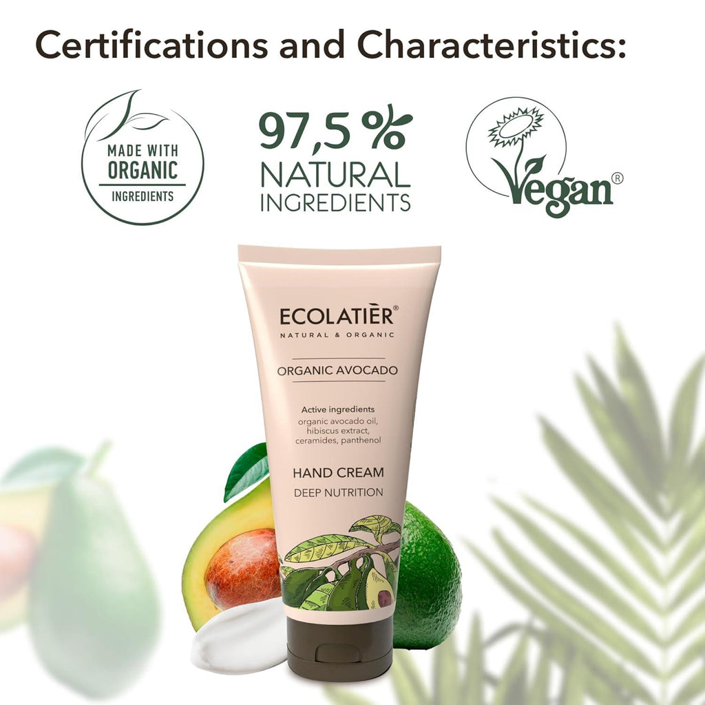 Deep Nutrition Hand Cream with Organic Avocado