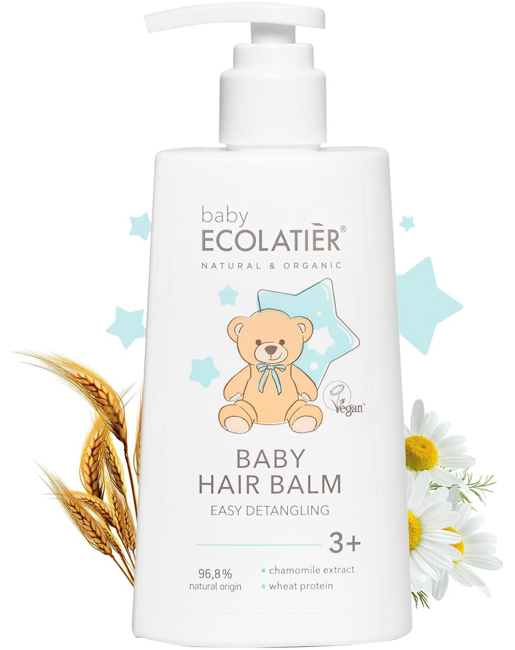 Organic Mimi Baby Hair Balm – Easy Detangling, Ages 3+, 250ml