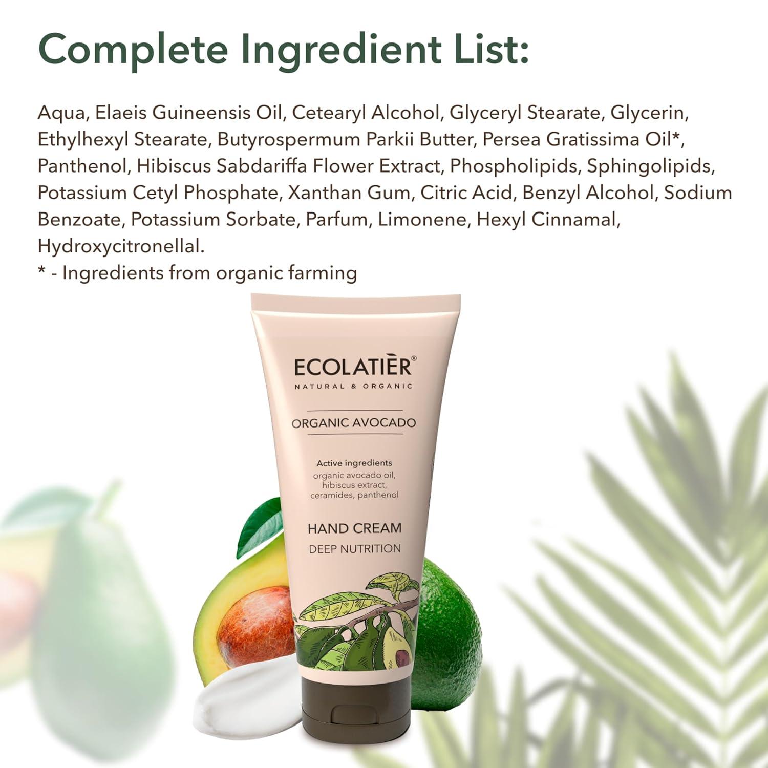 Deep Nutrition Hand Cream with Organic Avocado