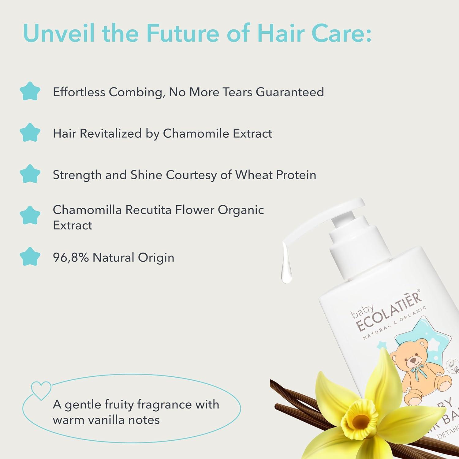 Organic Mimi Baby Hair Balm – Easy Detangling, Ages 3+, 250ml