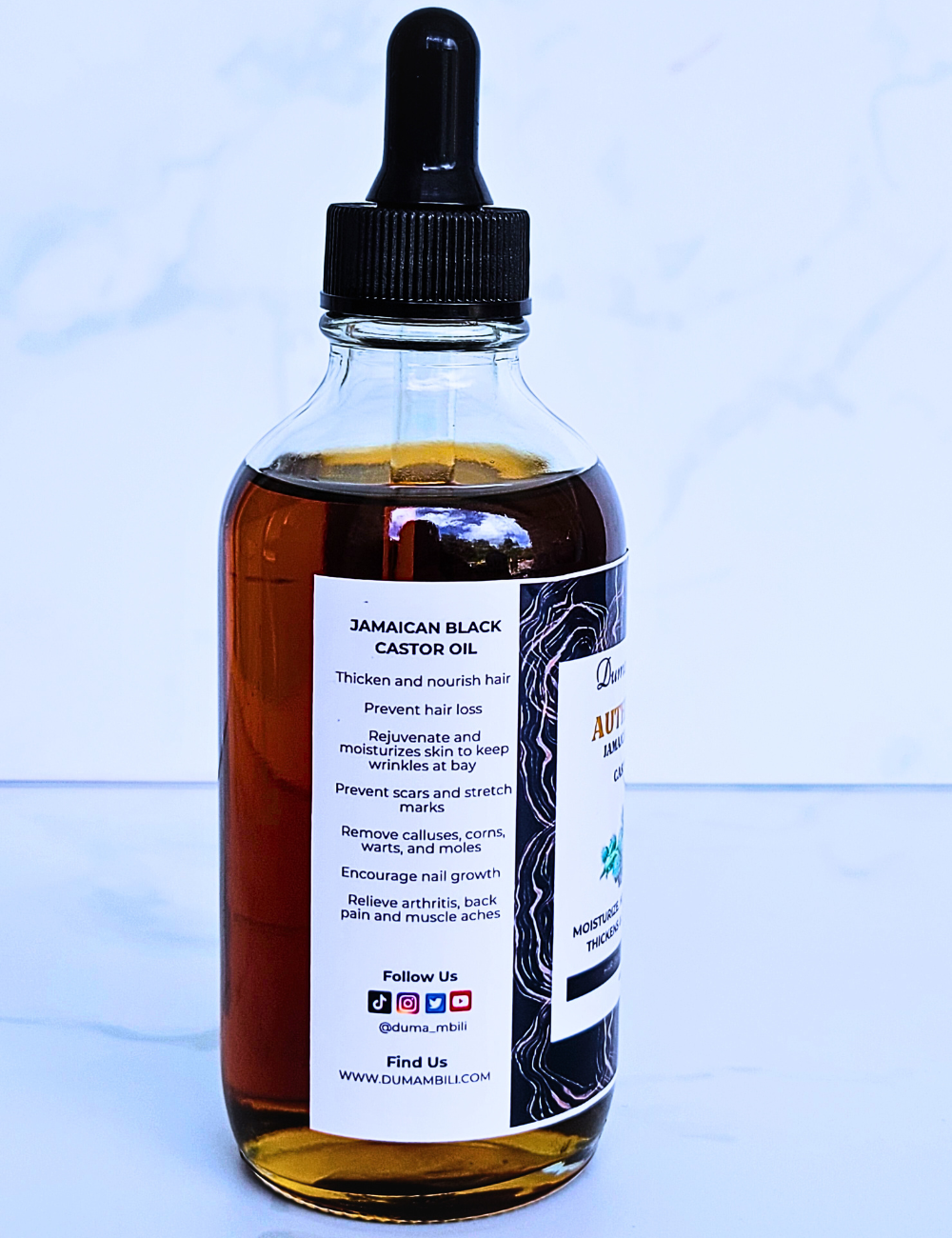 Unrefined Jamaican Black Castor Oil – Organic, for Hair & Skin