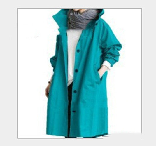 Women's Hooded Windbreaker Jacket – Lightweight, Waterproof & Quick-Dry