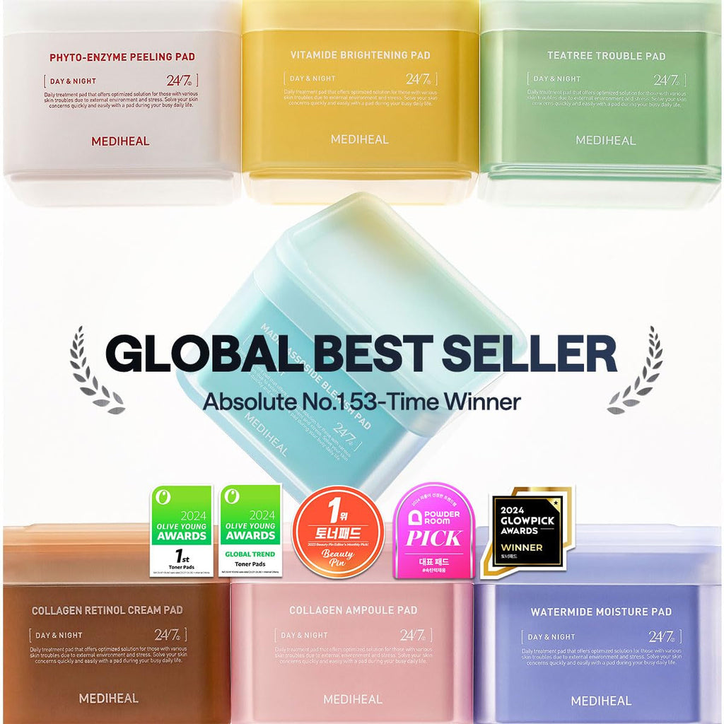 Madecassoside Toner Pads – Centella Asiatica Blemish & Uneven Tone Treatment Pads