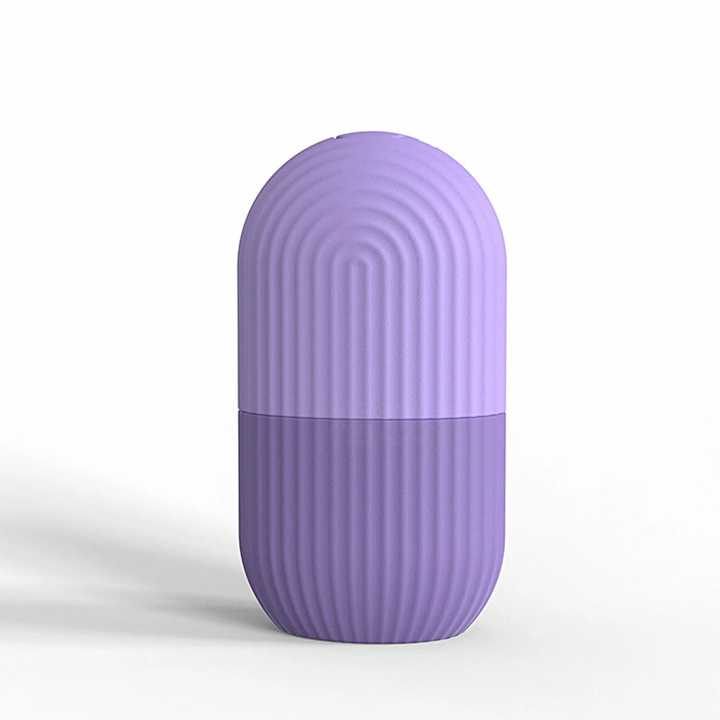 Silicone Ice Face Roller – Refillable Cryotherapy Skin Tool for Puffiness & Pore Tightening