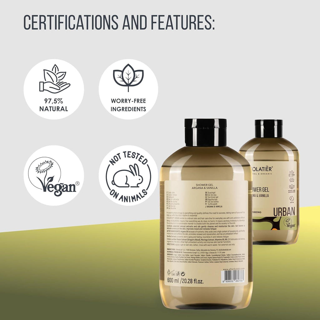 Organic Mimi Shower Gel – Argan & Vanilla