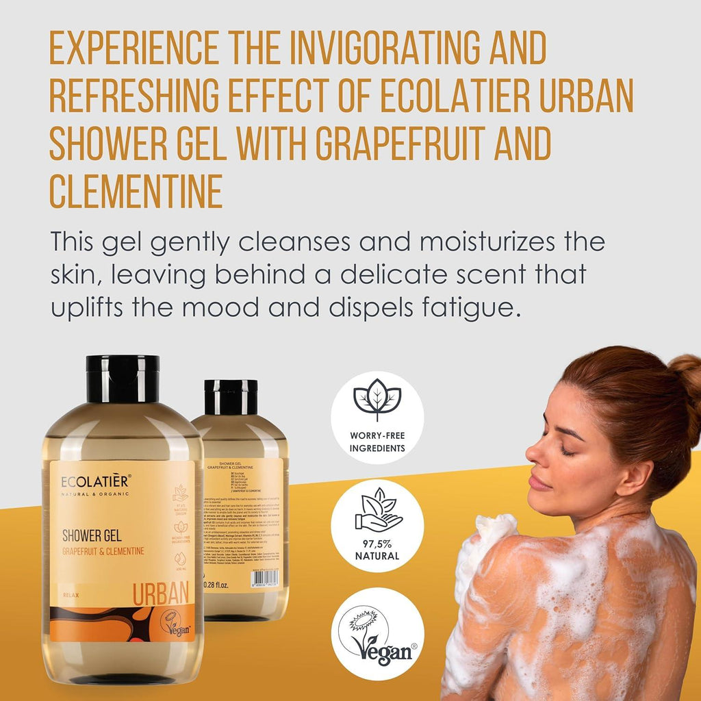Organic Mimi Shower Gel – Grapefruit & Clementine