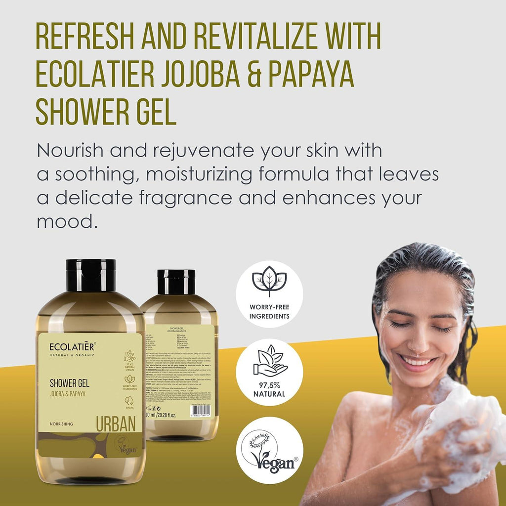 Organic Mimi Shower Gel – Jojoba & Papaya