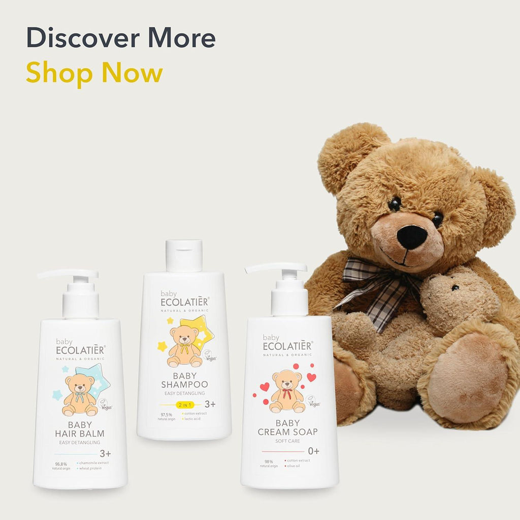 Organic Mimi Baby 2-in-1 Shampoo & Detangler – Ages 3+, 250ml