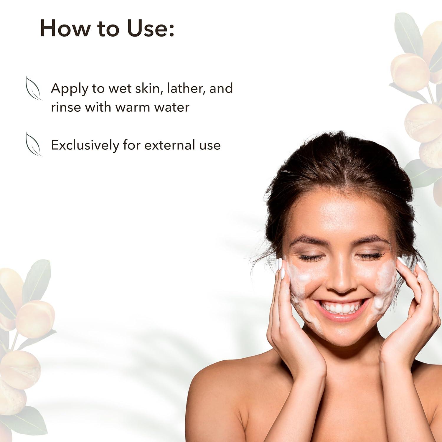 Revitalizing & Nourishing Facial Foam Cleanser with Organic Argan Oil